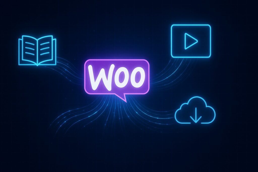 Setup digital products in WooCommerce