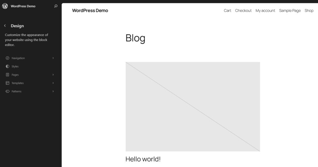 WordPress Theme Editor for Theme 2025